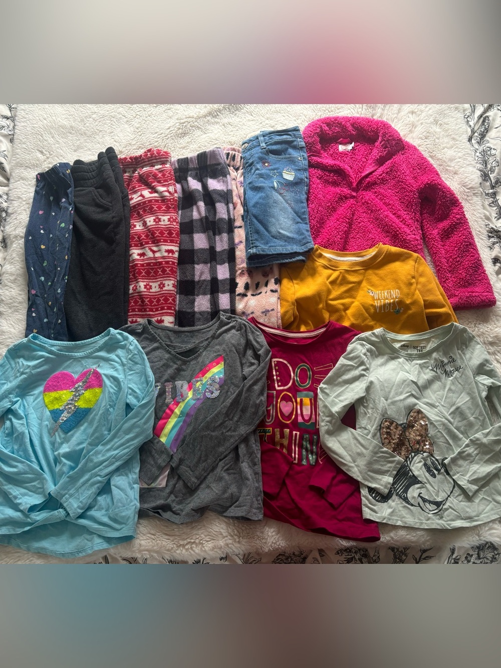 Mixed Brands Girls Clothing Bundle Lot Size S (6-7)